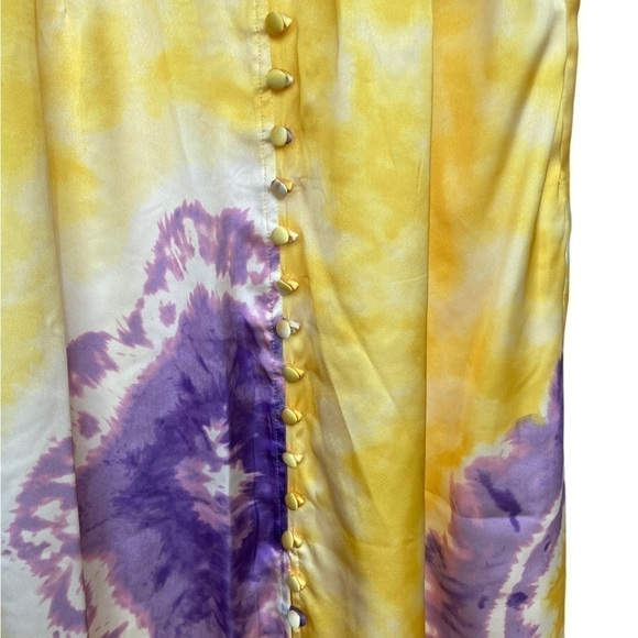 NWT LINI womens noelle satin V neck maxi dress - Picture 7 of 9